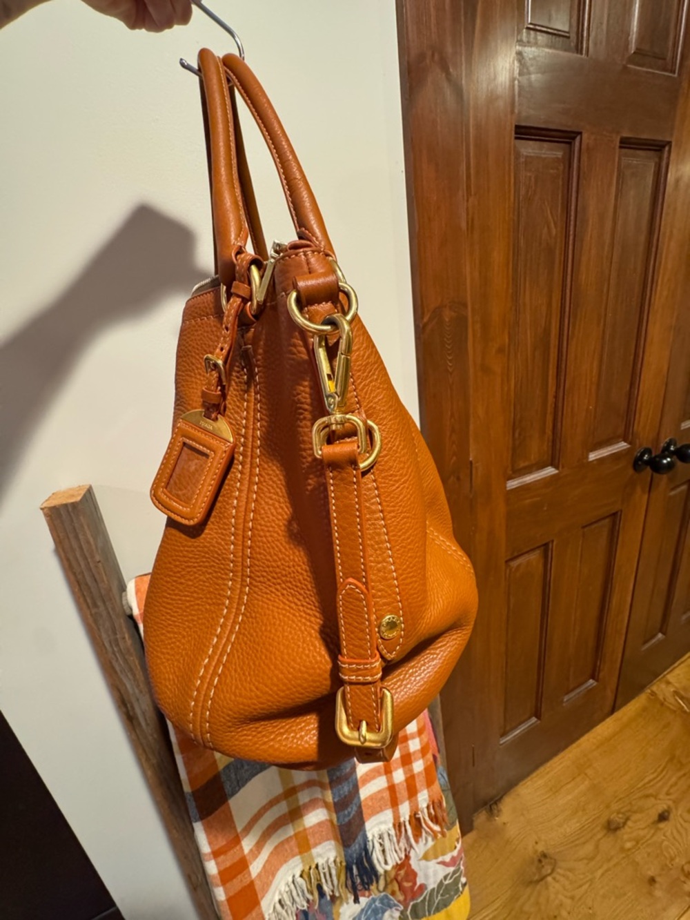 Prada Vitello Daino Leather Satchel Shoulder Bag - Picture 7 of 15